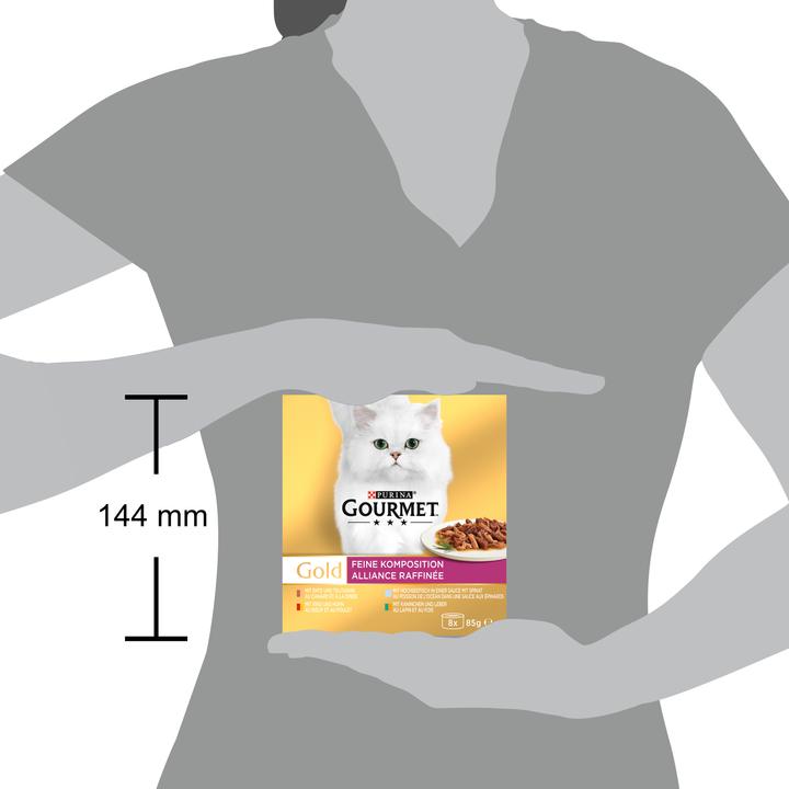 Immagine prodotto Gourmet Composizioni fini in oro (Adulto, 8 pz., 680 g)