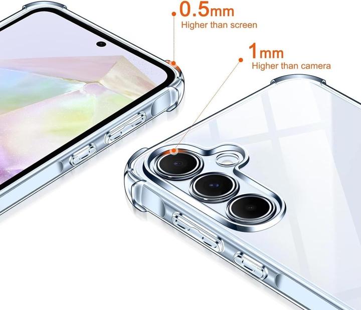Produktbild Screenguard Crystal Soft Airbag Bumper (Samsung Galaxy A35)