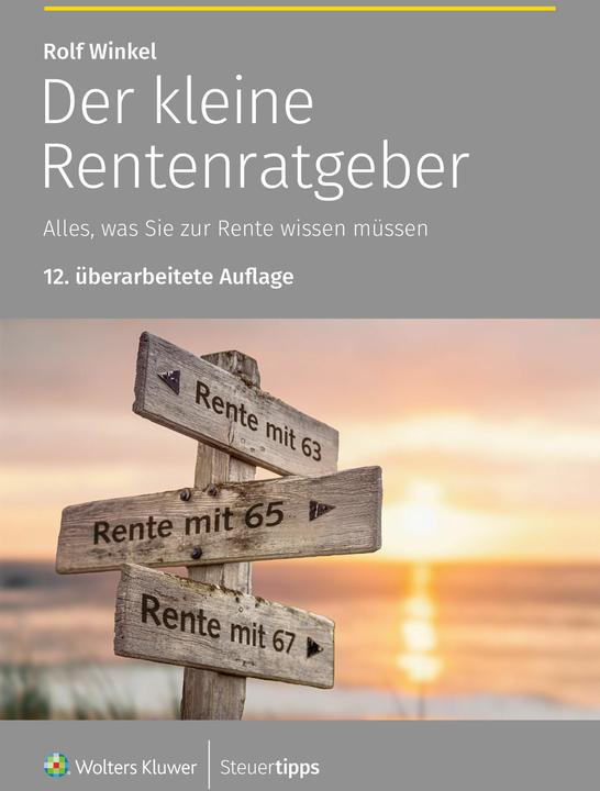 Immagine prodotto Steuertipps Der kleine Rentenratgeber (Tedesco, Rolf Angle, 2024)