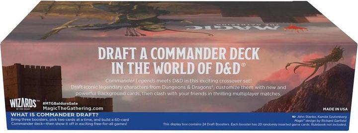 Immagine prodotto Magic the Gathering Comandante Leggende (Inglese, Display del booster)