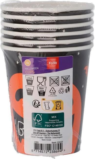 Produktbild Gobelets - BoOo! (6pcs) (6 x)