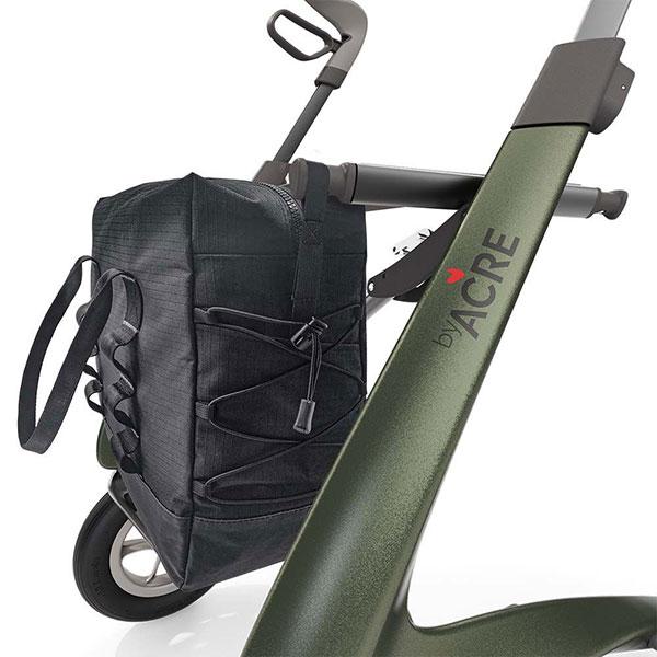 Actual product image Russka Rollator Carbon Overland metallic green