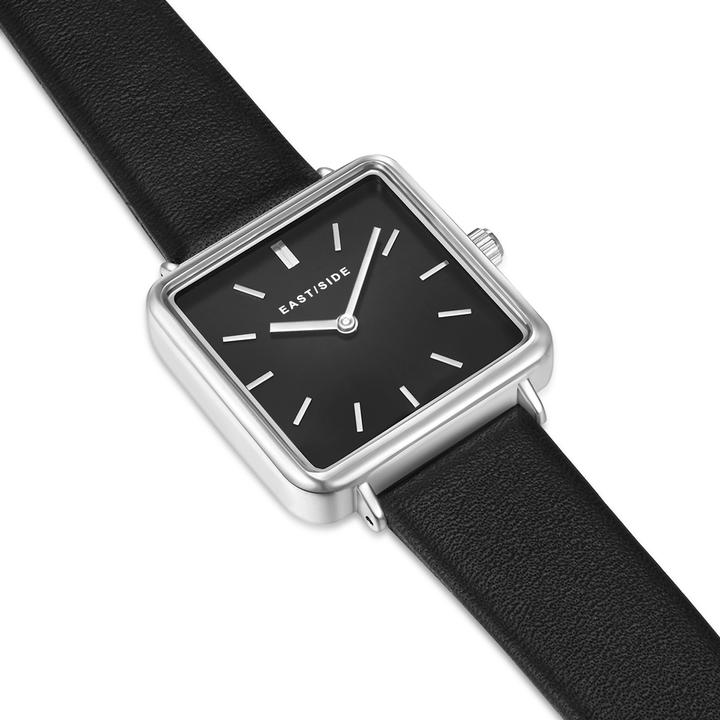 Actual product image Eastside Ladies quartz watch Grand genuine leather black - 11254 (Analogue wristwatch, 37.30 mm)