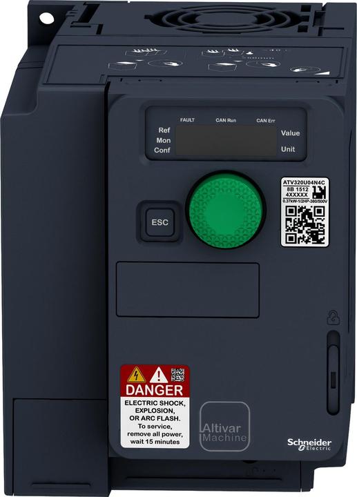 Actual product image Schneider Electric ATV320 1.5KW 400V 3PH COMPACT VSD