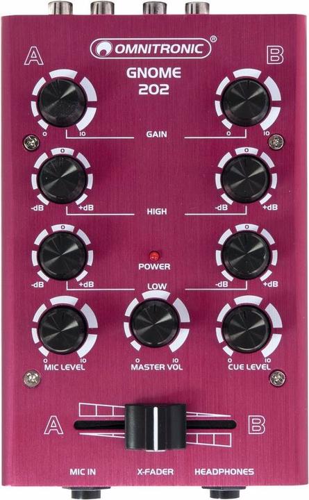 Omnitronic Gnome-202 (Studio- und Livemixer)