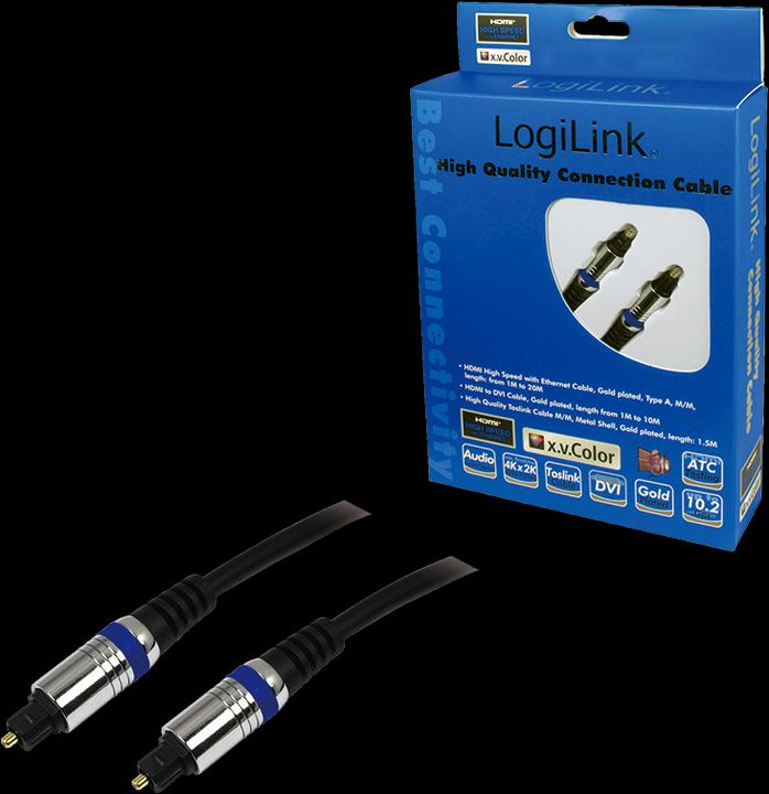 Produktbild LogiLink CAB Toslink (1.50 m, Optisch)