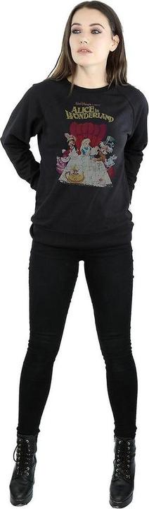 Actual product image Alice In Wonderland Womens/Ladies Poster Retro Cotton Sweatshirt (XXL)