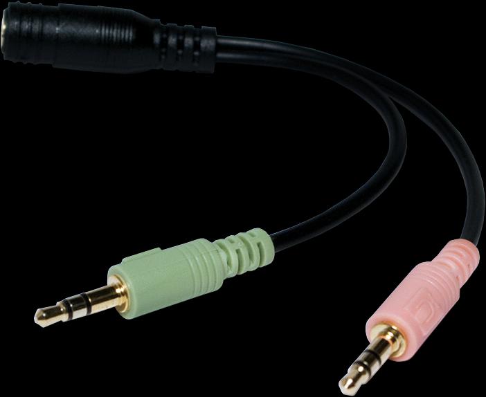 Produktbild LogiLink Klinkenadapter (0.15 m, 3.5mm Klinke (AUX))