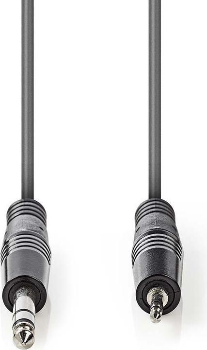 Actual product image Nedis Audio cable stereo 6.35 mm male - 3.5 mm male (3 m)