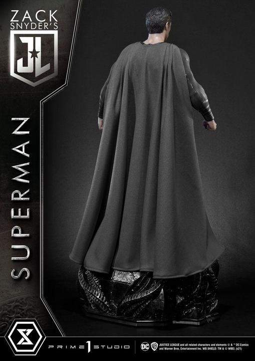 Image du produit Prime 1 Studio Justice League statuette Superman édition costume noir 84 cm