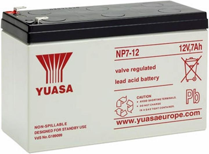 Image du produit Yuasa Akku NP7-12 Akku NPW36-12, mit 4,8mm Kontakten (12 V, 7 Ah)