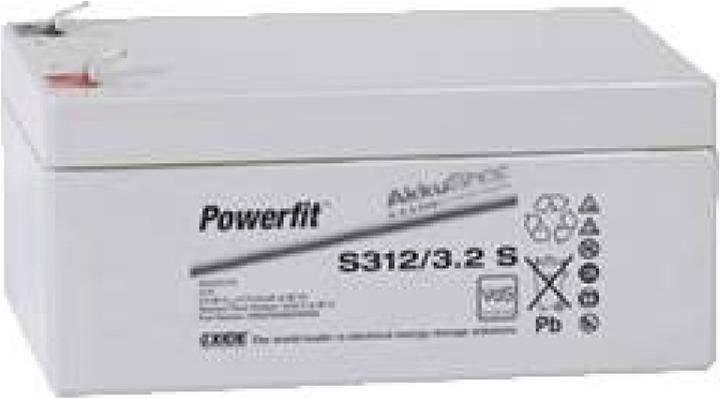 Image du produit Exide Akku Powerfit S312/3.2S Blei Akku, Anschluss 4,8mm, VDS (12 V, 3.20 Ah)