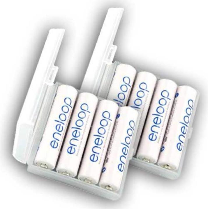 Image du produit Panasonic Batterie Micro AAA HR-4UTGA 8x et 2x AccuSafe AAA (AAA, 800 mAh)