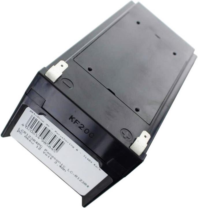 Produktbild Panasonic Akku LC-R123R4PG Akku 12 Volt 3,4Ah mit Faston F1-Anschluss 4,8mm Steckkontakten (12 V)