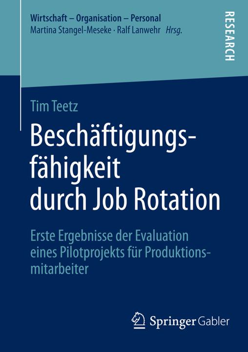Immagine prodotto Beschäftigungsfähigkeit durch Job Rotation (Tedesco, Tim Teetz, 2014)