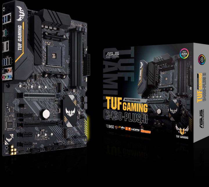 Produktbild ASUS TUF B450-PLUS GAMING II (AM4, AMD B450, ATX)