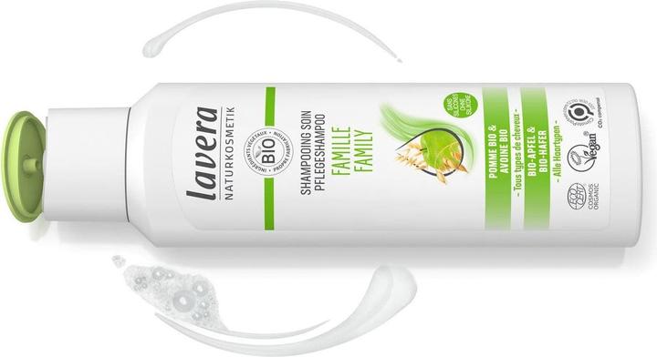 Immagine prodotto Lavera Shampoo Famiglia tutti i tipi di capelli Fl 250 ml (250 ml, Shampoo liquido)