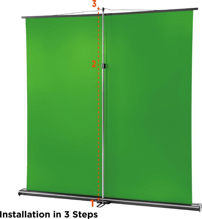 Image du produit Celexon Écran vert Mobile Lite Chroma Key, 150 x 200 cm (4:3)