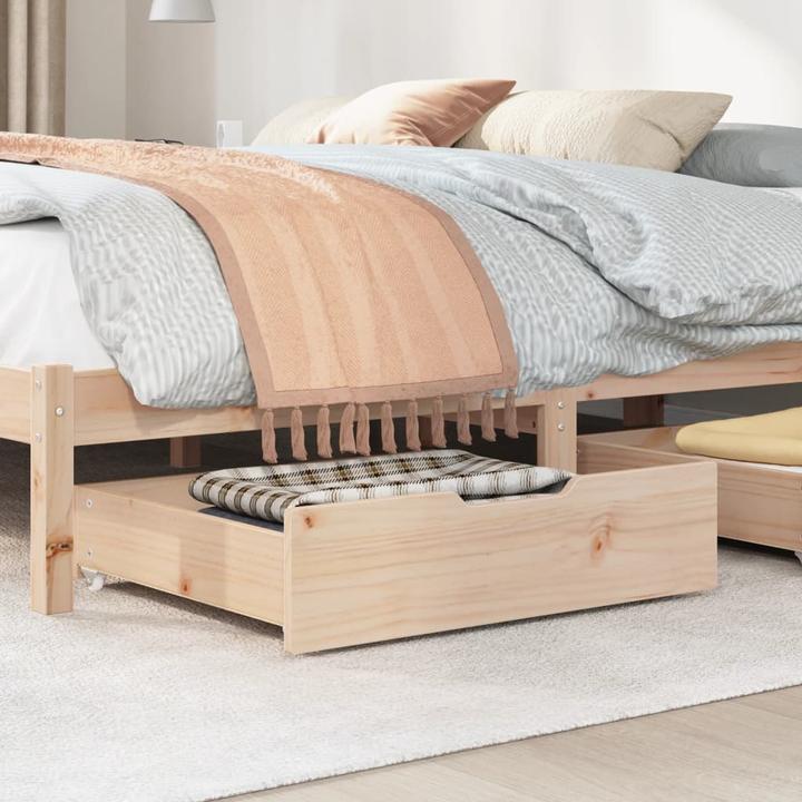 Produktbild VidaXL Bettschubladen mit Rollen 2 Stk.