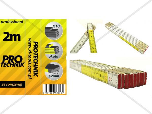 Immagine prodotto PRO Regolo di legno pieghevole 2m (260-02) (200 cm)