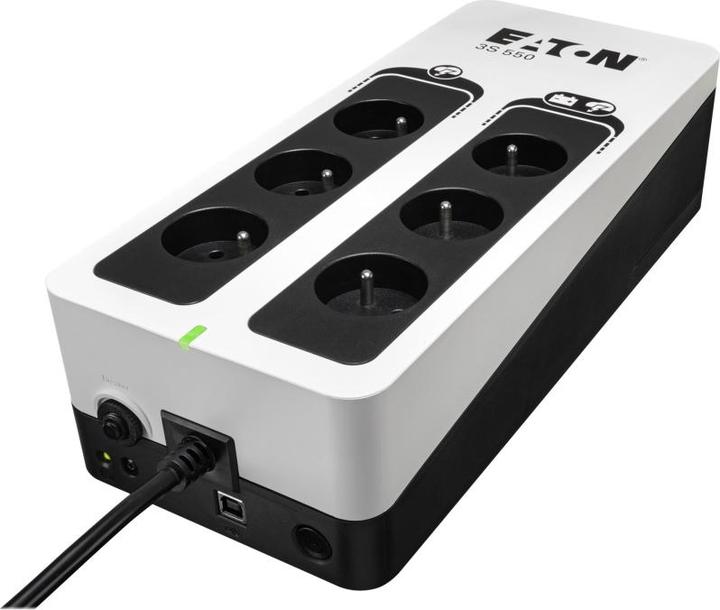 Produktbild Eaton 3S550F Unterbrechungsfreie Stromversorgung (USV) Standby (Offline) 550 VA 6 AC-Ausgänge (550 VA, 330 W, Standby USV)