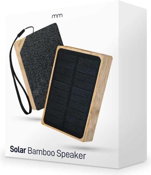 Produktbild Mikamax Solar Bamboo Speaker (Stromversorgung über USB)