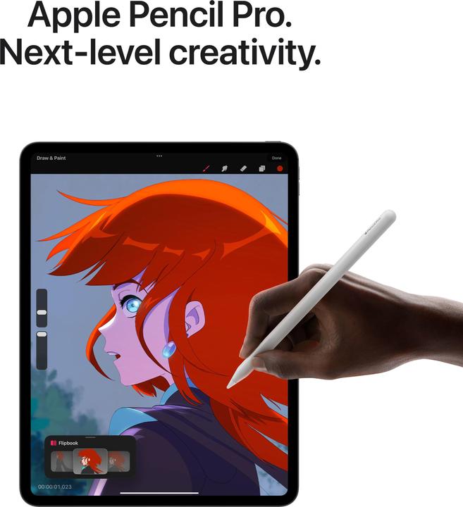 Immagine prodotto Apple iPad Pro 2024 11 Nanotexturglass (M4) (5G, 11", 1000 GB, Space Black)