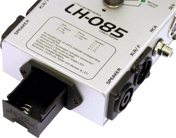 Immagine prodotto Omnitronic LH-085 Tester per cavi (Tester di cavi audio)