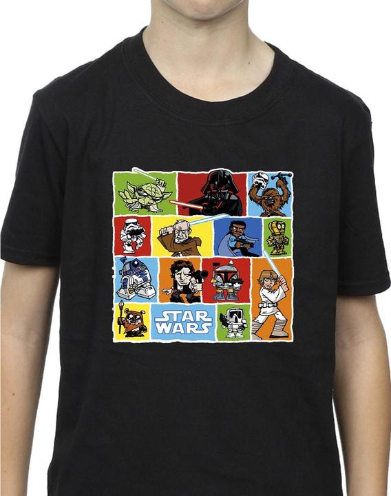 Immagine prodotto Star Wars Comic Drawing Montage Maglietta Ragazzi (116)