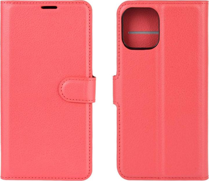 Actual product image Cover-Discount iPhone 12 mini - leather case cover red (Apple iPhone 12 mini)
