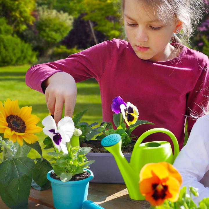 Actual product image Gardenico Kids large garden set with garden tools and pots for children