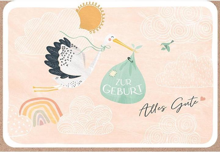 Produktbild ABC Glückwunschkarte zur Geburt (1 Stk.)