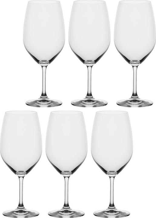 Image du produit La Porcellana Bianca Lot de 6 verres à vin Bordeaux Novello - Transparent 620 ml (62 cl, 6 Verres)