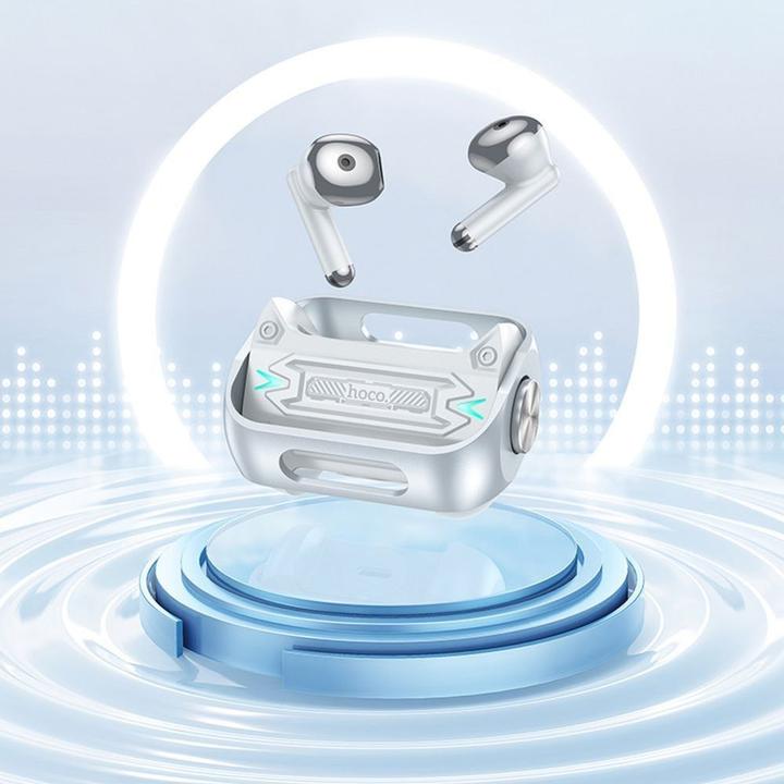 Image du produit Hoco - Wireless Earbuds (EW55) - for Gaming, Bluetooth 5.3, True Wireless - Silver