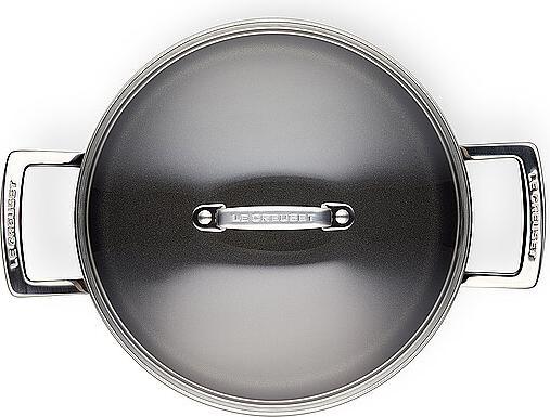 Actual product image Le Creuset 51111240010502 Aluminium non-stick meat pot, anthracite/silver (24 cm, Pot, Cast aluminium)