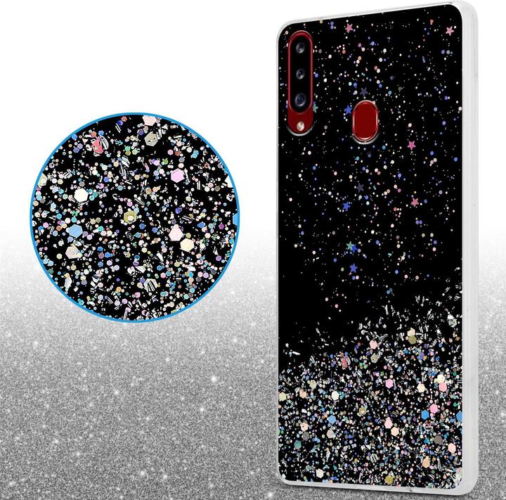 Produktbild Cadorabo TPU Cover funkelnder Glitter (Samsung Galaxy A20s)