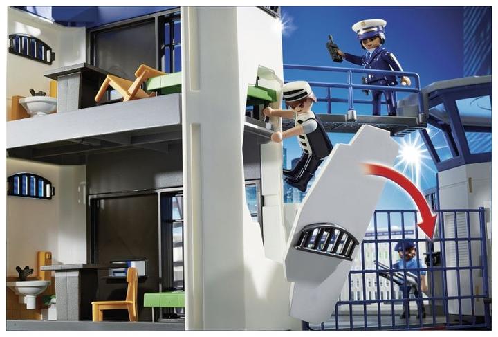 Image du produit Playmobil Centre de commandement de la police int. avec prison (6919, Playmobil City Action)