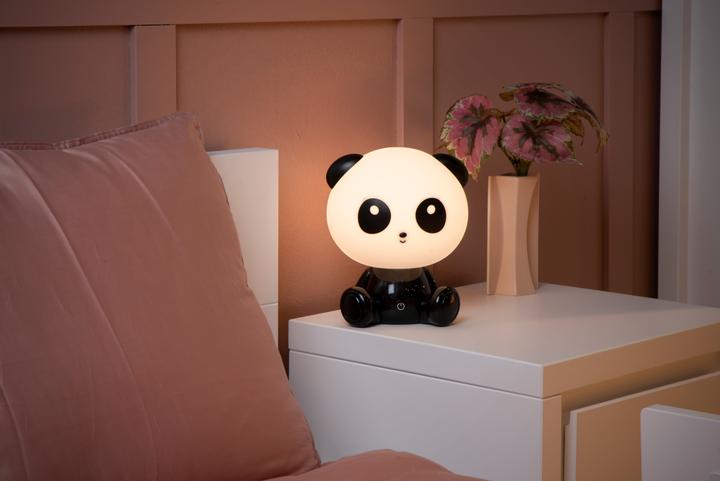 Produktbild Lucide DODO PANDA - Tischlampe Kinderzimmer - LED Dim. - 1x3W - 3 StepDim - Schwarz 71593/03/30 (360 lm)