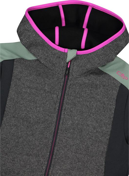 Actual product image CMP Campagnolo CMP Wooltech Hood Fleecejacke Mineral Damen (36)