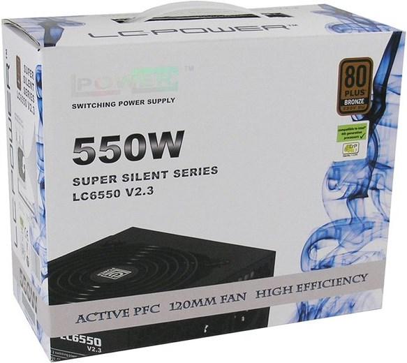 Immagine prodotto LC-Power SuperSilent Black-Edition 6550 (550 W)