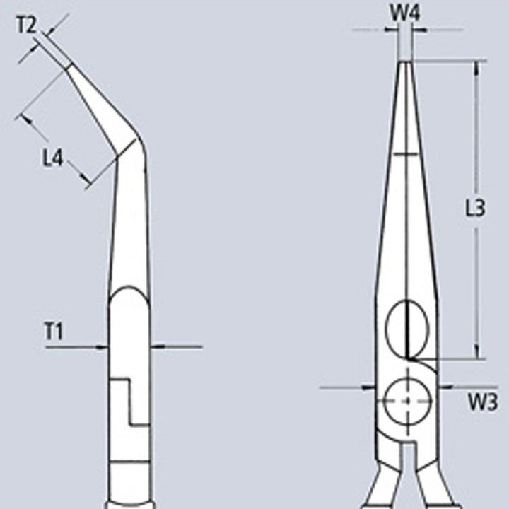 Actual product image Knipex Long Reach Needle Nose Pliers (280 mm)