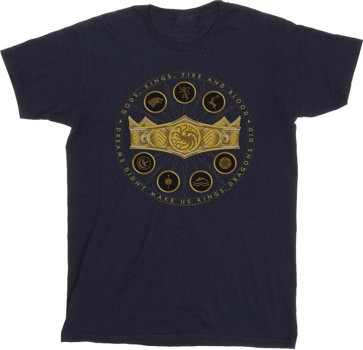 Produktbild Game of Thrones Gods Kings Fire And Blood TShirt (M)