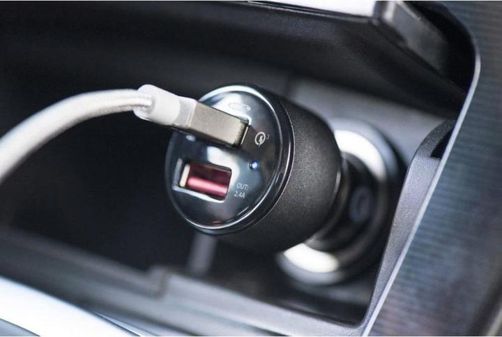Produktbild ednet USB-Autoladegerät Quick Charge 3.0, 2 Anschlüsse