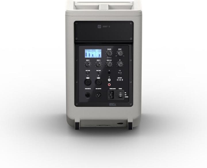 Image du produit LD Systems ANNY® 8 G - Enceinte portable Bluetooth® PA avec batterie et mixeur, gris urbain (Actif, 1x 80 W)