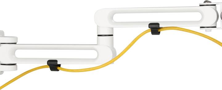 Produktbild InLine Slatwall Monitorhalter lang weiss (Tisch, 32")