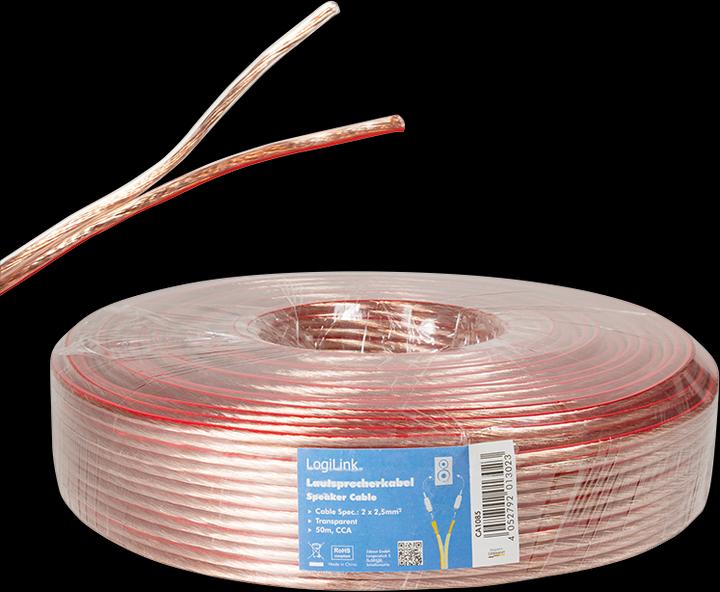 Immagine prodotto LogiLink CA Cavo per altoparlanti (50 m, 2.50 mm².)