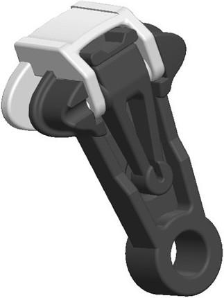 Produktbild TFK Bremsbacke Bremssattel flach zu Joggster Adventure & Twist mit Kunststofffelge X11-6