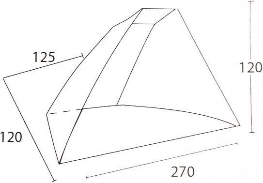 Actual product image Royalbeach Beach shell with floor (beach tent, 2 kg)