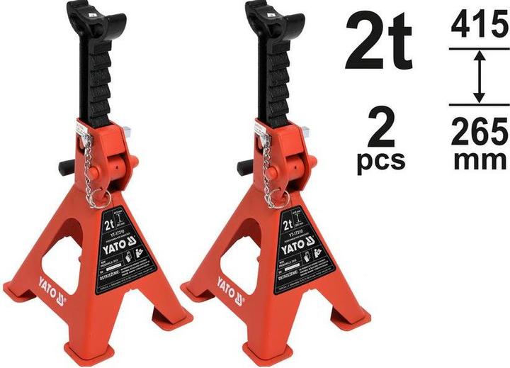 Actual product image Yato Jack Stands 2t 2pcs
