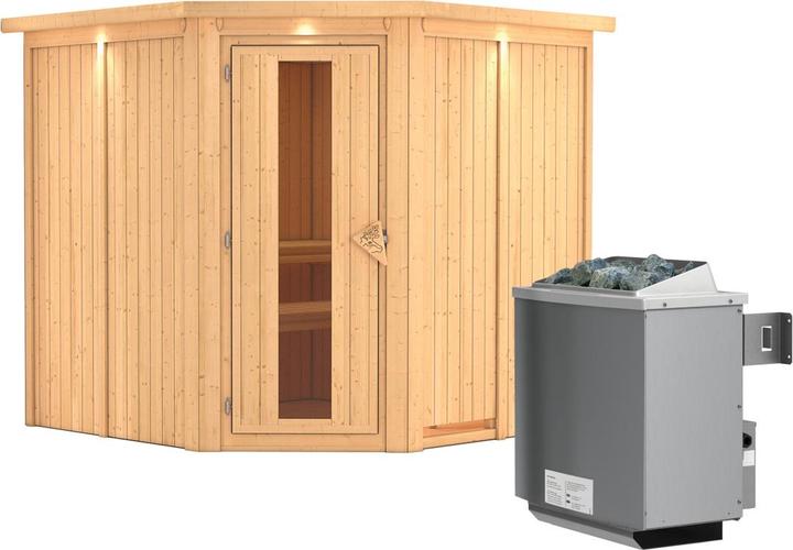 Produktbild Karibu Jarin mit Dachkranz (9 KW interne Steuerung)